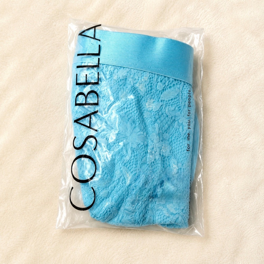 COSABELLA Never Say Never Lace Jock Strap Maldives Blue Men's - Size‎ L / NWT - Picture 5 of 7